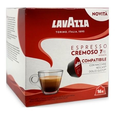 16 CÁPSULAS DE CAFÉ LAVAZZA ESPRESSO CREMOSO PARA MÁQUINAS DE CAF