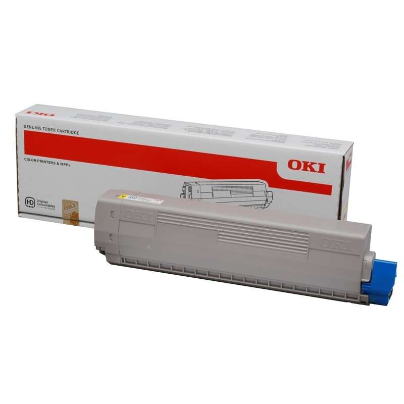 TONER AMARELO C822 - 7.300 PAGINAS