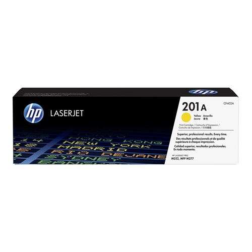 HP Toner LaserJet original 201A amarelo