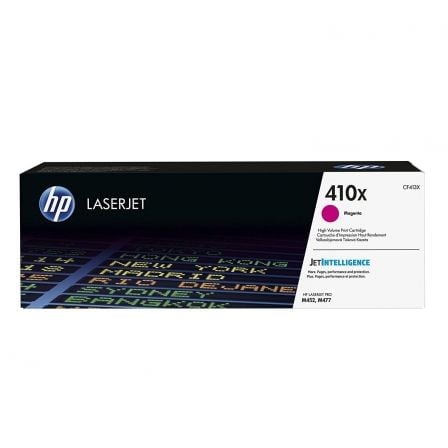 HP Toner LaserJet original 410X magenta de elevado rendimento