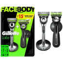 PACK DE 2 CUCHILLAS DE AFEITAR GILLETTE GILLETTELABS FACEBODY + I