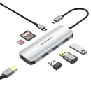 DOCKING USB TIPO-C VENTION TOJHB 1XHDMI 3XUSB 1XUSB TIPO-C 1XLECT