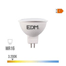 LÂMPADA LED DICROICA MR16 8 W 780 LM 3200 K LUZ QUENTE 120° Ø5 X