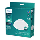 PACK 2UN MESON DOWNLIGHT BRANCO, Ø215MM, 23,5W 4000K 2550IM. PHIL