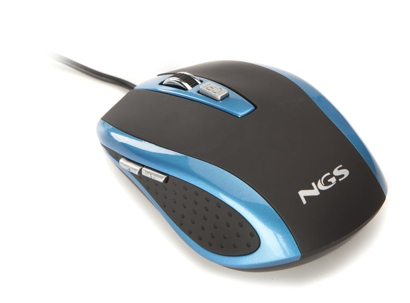 NGS Blue tick rato Mão direita USB Type-A Ótico 1600 DPI
