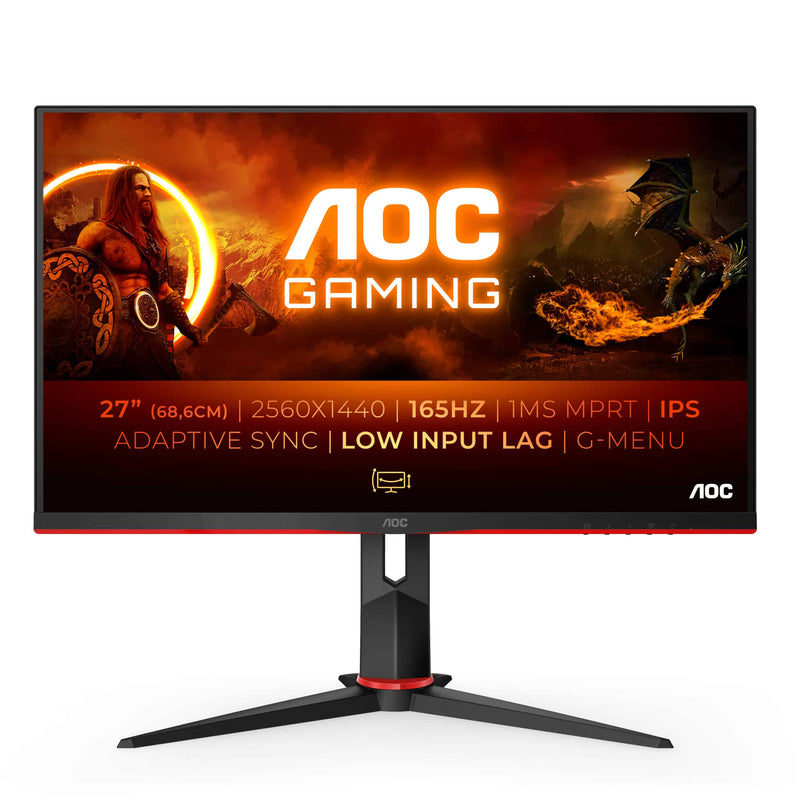 AOC Q27G2S/EU monitor de ecrã Quad HD 68,6 cm (27") 2560 x 1440 p