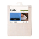 CAPA COTTON PLUS NATURE, QUADRADOS VICHY, PARA TÁBUAS DE ENGOMAR
