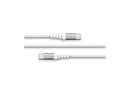 FORCE POWER - CABO USB-C/USB-C REFORÇADO 2M 3AMP BRANCO F152405