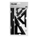 RÉGUAS PARA DESENHO DE SOMBRAS, 4 PEÇAS, BLISTER