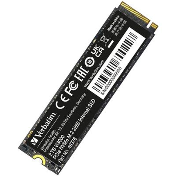 VERBATIM SSD VI3000 2TB PCIE NVME M.2 (3000MBS)