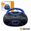 RADIO CD DENVER TCL-212 BLUETOOT AZUL
