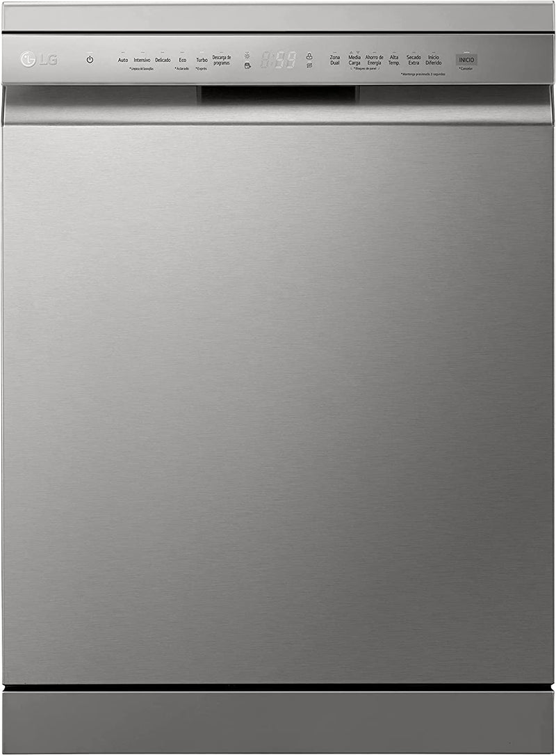 MÁQUINA LAVAR LOUÇA 14 TALHERES LG DF242FP INOX