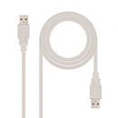 Nanocable 10.01.0304 cabo USB 3 m USB 2.0 USB A Bege