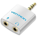 ADAPTADOR AUDIO VENTION BDBW0 JACK 3.5 MACHO - 2X JACK 3.5 HEMBRA