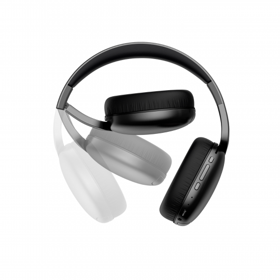 AURICULARES DCU BLUETOOTH DIADEMA + JACK NEGRO