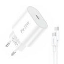 CARREGADOR RÁPIDO FONENG 1X USB EU39 + CABO USB TIPO C
