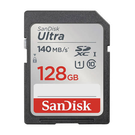 CARTÃO DE MEMORIA SANDISK ULTRA 128GB SD HC UHS-I - SDXC CLASE 10