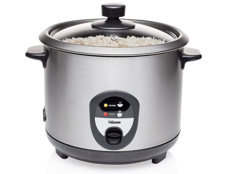 Tristar RK-6127 panela de arroz 1,5 l 500 W Preto, Aço inoxidável