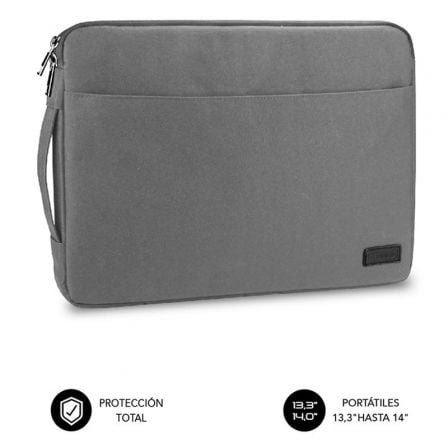 FUNDA SUBBLIM URBAN LAPTOP SLEEVE PARA PORTÁTILES HASTA 14" GRIS