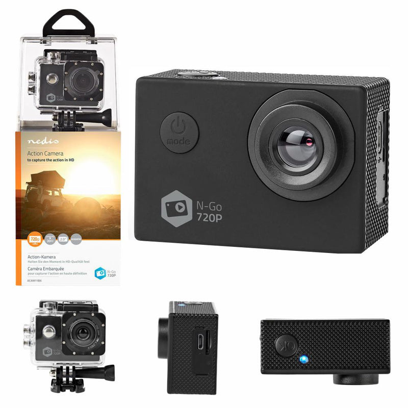 NEDIS CAM ACTION HD 720P WATERPROOF CASE