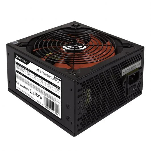 UNYKAch ATX 700W Gaming fonte de alimentação 20+4 pin ATX Preto,