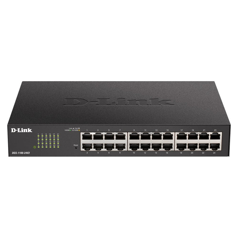 D-LINK SWITCH 24-PORT 101001000MBPS EASYSMART