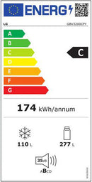 FRIGORÍFICO COMBINADO LG GBV3200CPY 2030X595