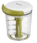 Tefal K1644104 triturador manual de alimentos Verde, Transparente