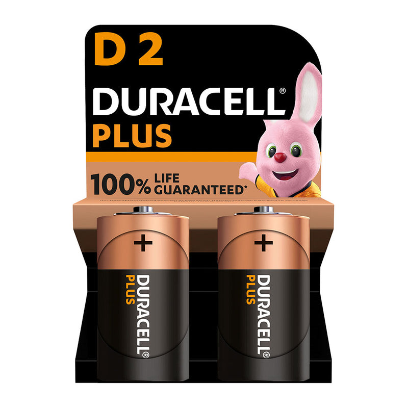 DURACELL - PILHA ALC PLUS POWER D BL2 LR20-MN1300