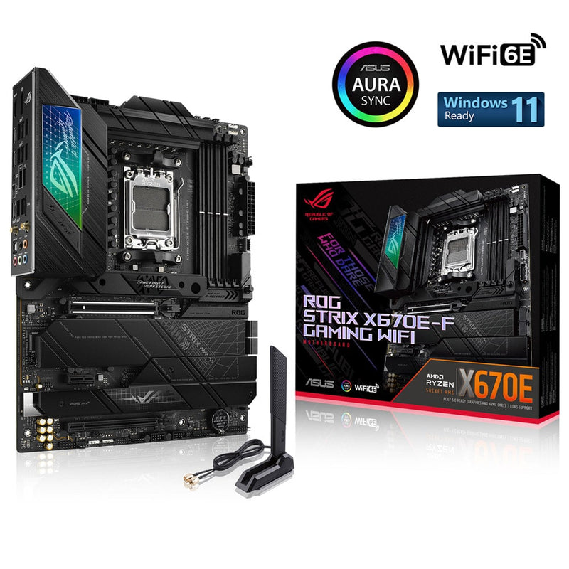 ASUS ROG STRIX X670E-F GAMING WIFI AMD X670 Ranhura AM5 ATX