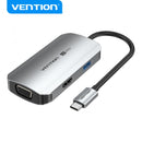 DOCKING USB TIPO-C VENTION TQAHB 1XHDMI 1XUSB 1XVGA 1XUSB TIPO-C