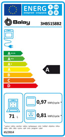 FORNO DE ENCASTRE BALAY AQUA 3HB5158B2 BRANCO