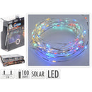 GUIRLANDA DE MICRO LED SOLAR MULTICOLOR, 100 LEDS, 7M.