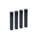CONJUNTO DE 4 PÉS PARA CAMA COM ARRUMAÇÃO PT26 Ø50X275MM SEM RODA