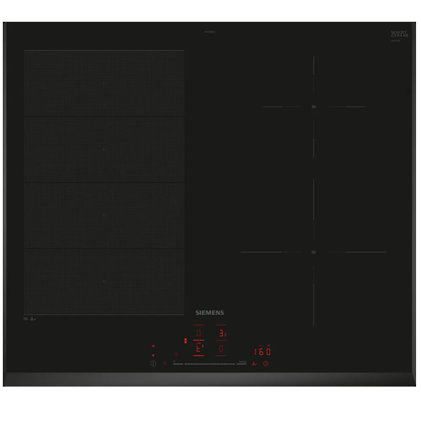 Siemens iQ700 EX651HEC1E placa Preto Embutido 60 cm Placa com zon