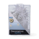 GRINALDA DECORATIVA ESTRELA 10 LEDS LUZ BRANCO QUENTE 1,30M CORES