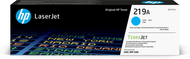 HP Toner LaserJet Original 219A Ciano