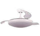 VENTILADOR TECHO FM VR1100 107CM RETRAC BLNCO/MDRA