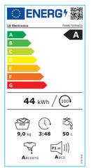 MÁQUINA DE LAVAR ROUPA LG F4WR7009AGS 9KG INOX