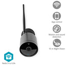 NEDIS SMARTLIFE CAM OUTDOOR WI-FI FULL HD 1080P IP65 CLOUD STORAG