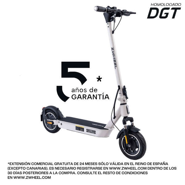 TROTINETE ELÉTRICA ZWHEEL ZFOX MAX ARTIC WHITE MOTOR 400W  AUTONO