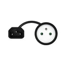 ADAPTADOR DE CORRIENTE SAVIO IEC C14 - CEE 75(E)