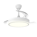 VENTILADOR TECHO CRISTAL NIGHT ECO RETRAC 48W WH