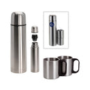 KIT TERMO 1L COM 2 CANECAS INOXIDAVEL