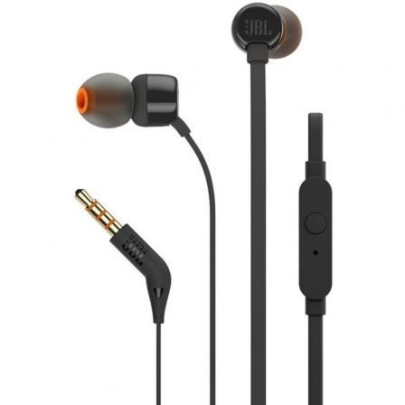 AURICULARES INTRAUDITIVOS JBL TUNE 160 CON MICRÓFONO JACK 3.5 NEG