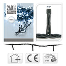 GRINALDA BRANCO FRIO 240 LEDS FIXOS IP44 21M