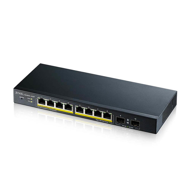 Zyxel GS1900-10HP Gerido L2 Gigabit Ethernet (10/100/1000) Power