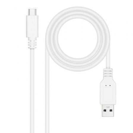 CABLE USB 2.0 NANOCABLE 10.01.2102-W USB TIPO-C MACHO - USB MACHO