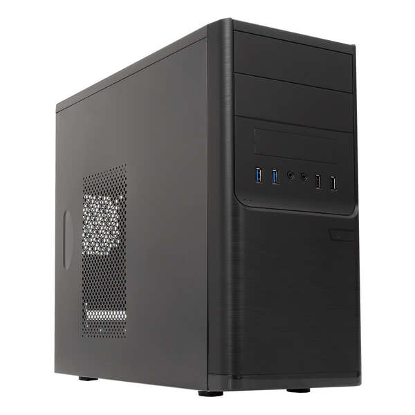 UNYKA CAIXA MICRO ATX DARK SHADOW BLACK 500W