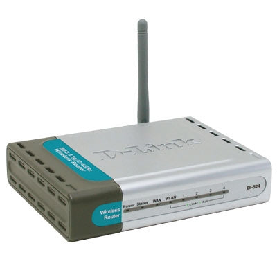 D-Link DI-524/E router sem fios Cinzento